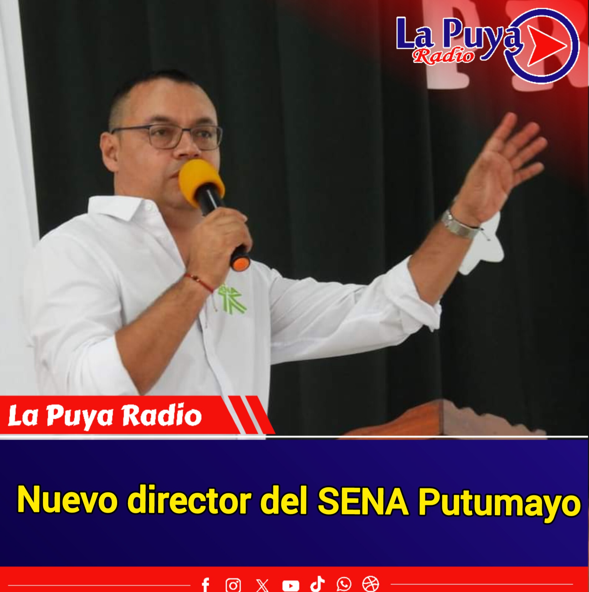 Freider Alejandro Narváez Herrera, nuevo director del SENA Putumayo.