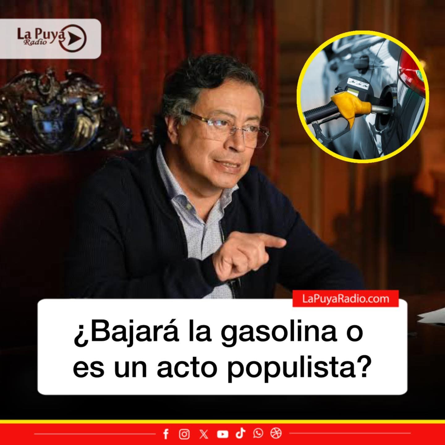 ¿Petro bajará la gasolina o es un acto populista?
