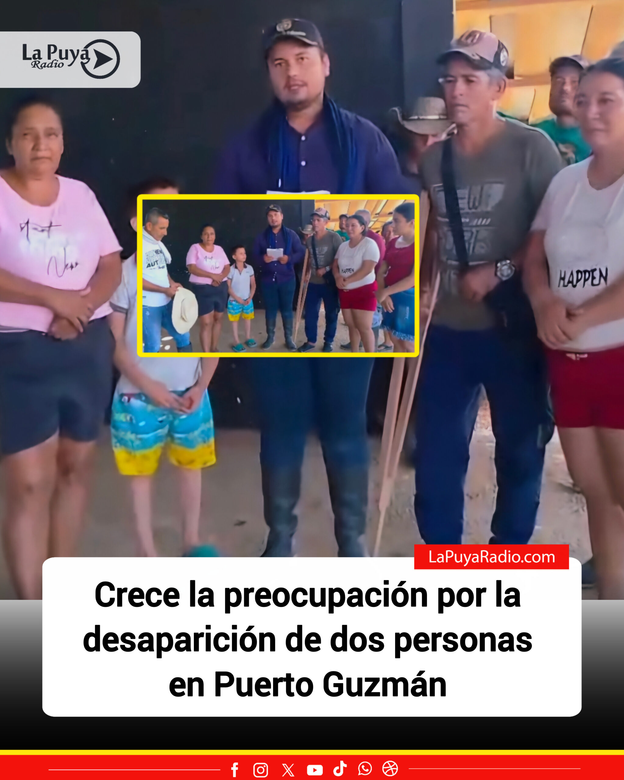 Desaparición de Erika Inbachi y Jefer Ortiz en Puerto Guzmán