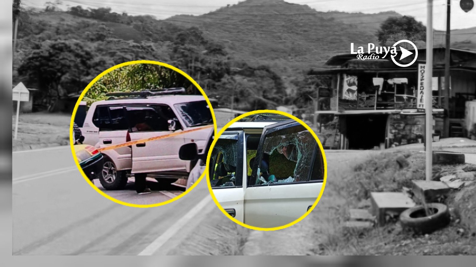 Atacan con arma de fuego  un vehículo particular en la vía Mocoa–Pitalito, ruta 45